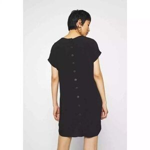 Madewell Crewneck Button-Back Easy Dress Size Small